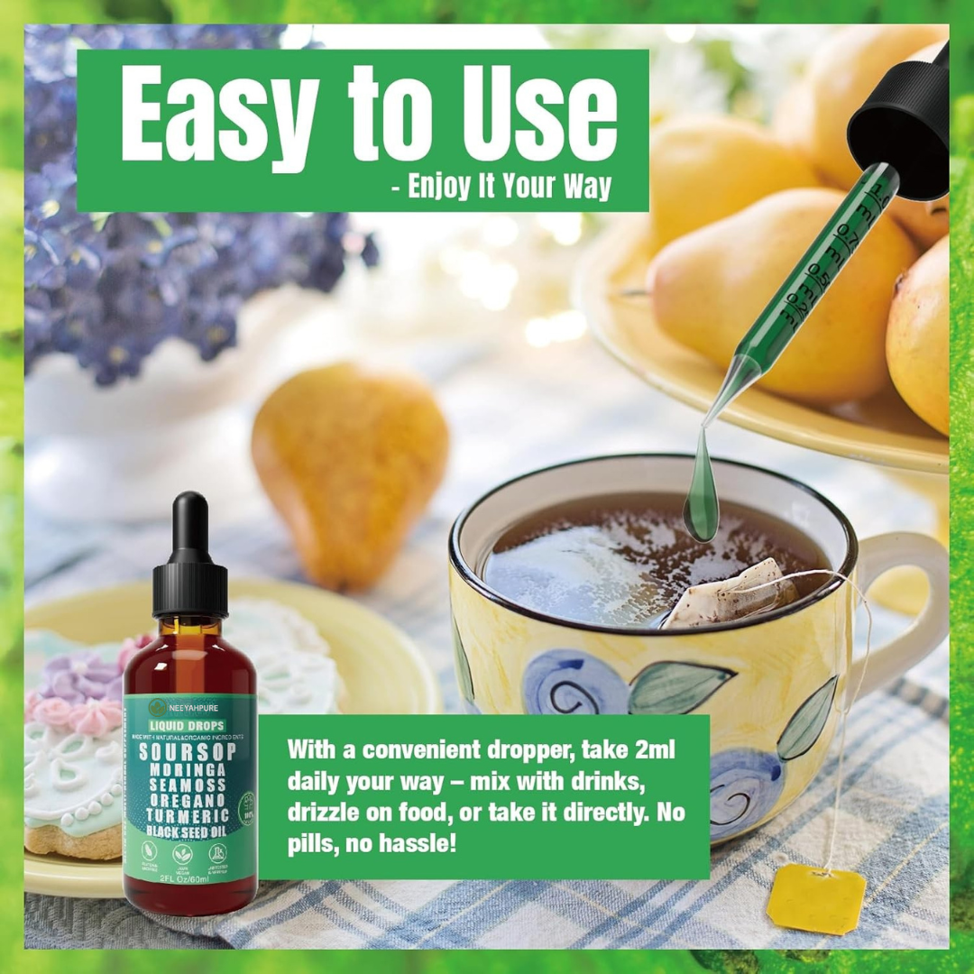 NEEYAHPURE™ Liquid Drops – 6-in-1 Herbal Wellness Blend