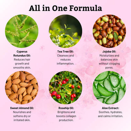 NeeyahPure™ Cyperus Rotundus Oil – Natural Permanent Hair Reduction Oil